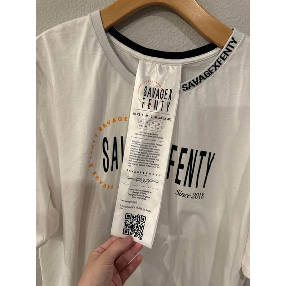 Savage x Fenty Xssential Heavy Jersey Scope Graphic Unisex‎ Tee Sz 2XL - Picture 5 of 8